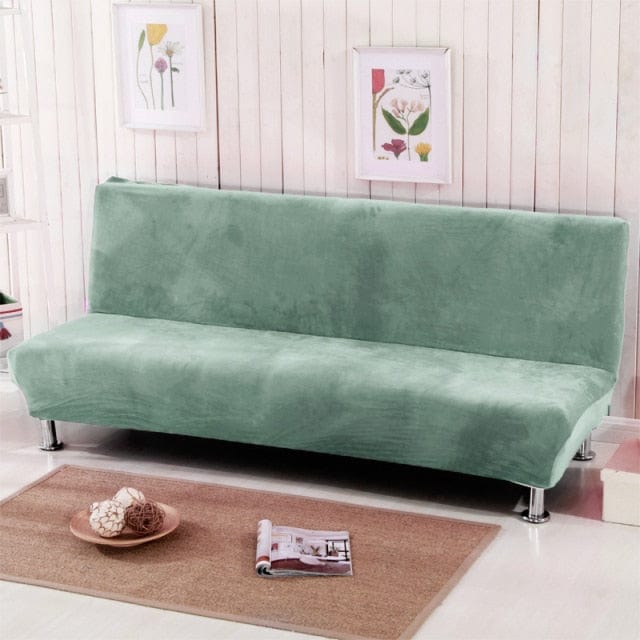 VELVETED - Housse canapé-lit Ikea en velours | Housse De France