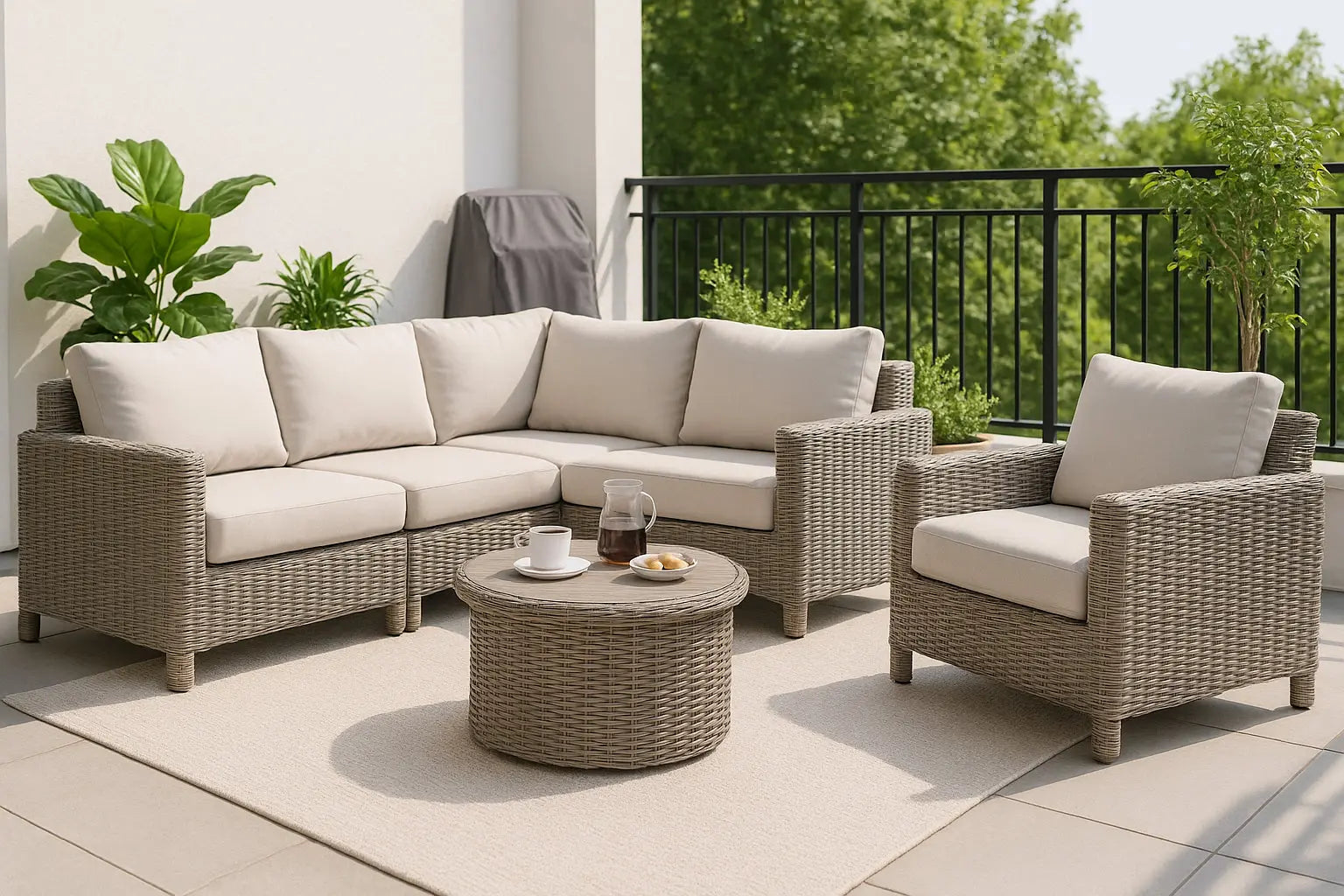 9 Idées élégantes pour votre mobilier d'extérieur en résine tressée