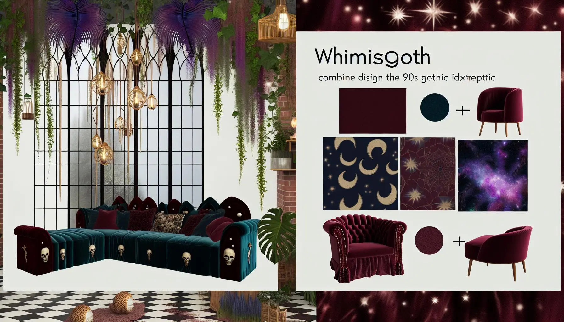 Adoptez l'esthétique whimsigoth chez vous