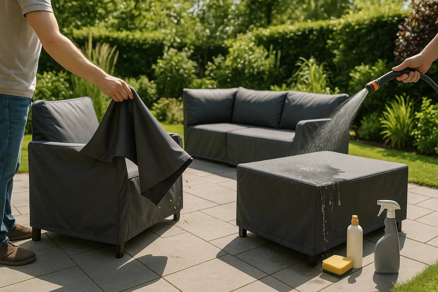 Comment entretenir vos housses de mobilier d'extérieur
