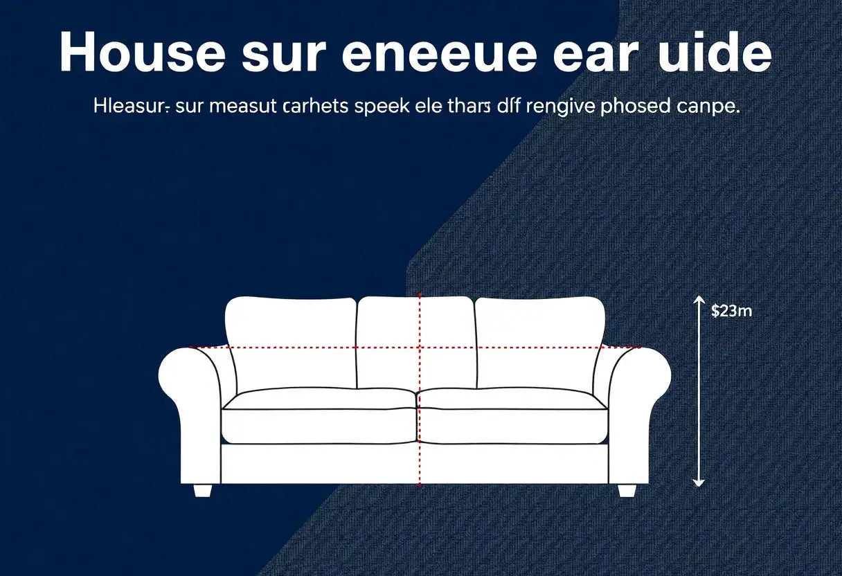 Housse sur mesure : comment mesurer votre canapé pour un ajustement parfait (anti-taches & anti-poils)