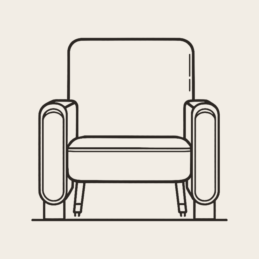 Housse fauteuil visiteur - Housse de France