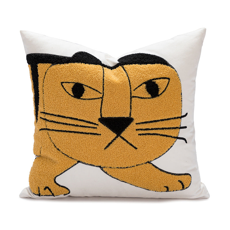 Housse de Coussin Tigre Nordic LIVOR Tiger head-45x45cm