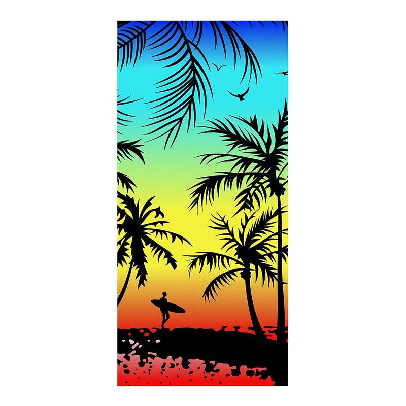 Serviette de Plage Colorée LUMINA Coconut tree