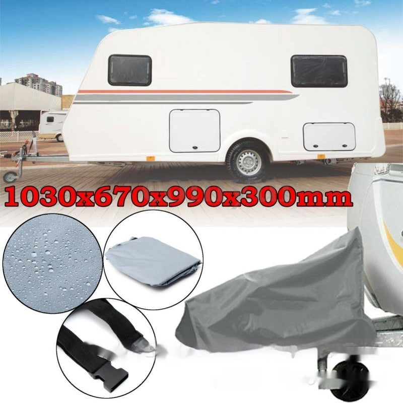 Housse Pour Caravane Grise DURAVEL Gray-103x30x67cm