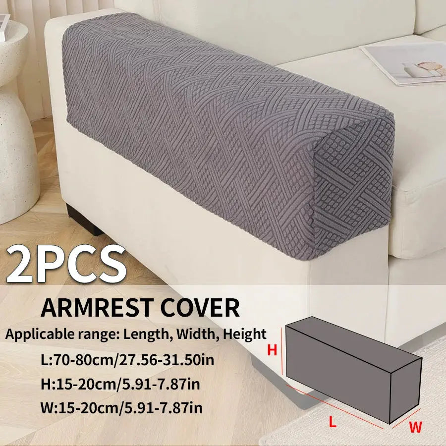 Housse Accoudoir Canapé Jacquard VELARIS