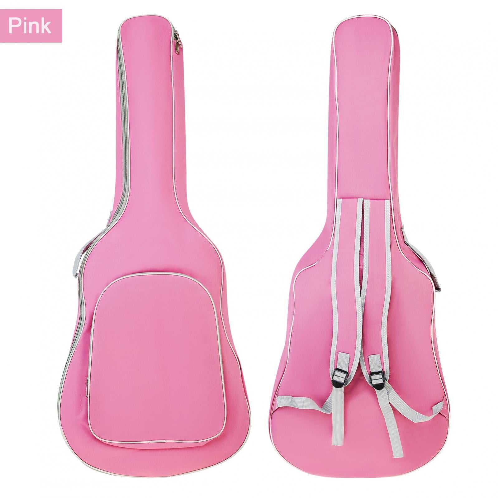 1 pièce 40 / 41 pouces rembourré résistant à l'eau épais guitare acoustique sac à dos Gig, sac de guitare à couverture souple Housse de France