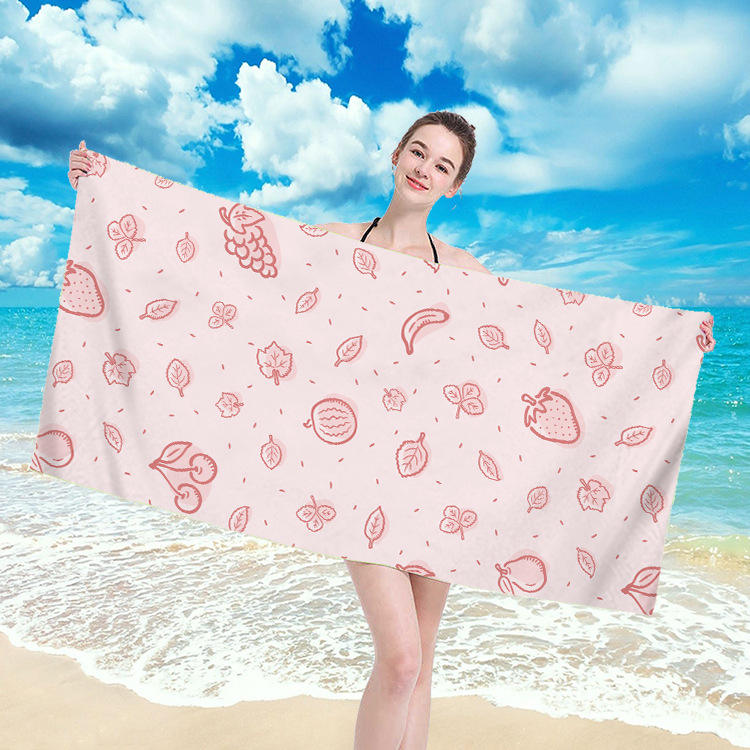 Serviette de Plage Microfibre TAYLA J-70x140cm