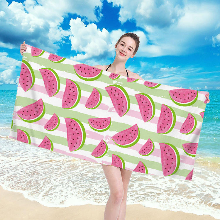 Serviette de Plage Microfibre TAYLA R-70x140cm