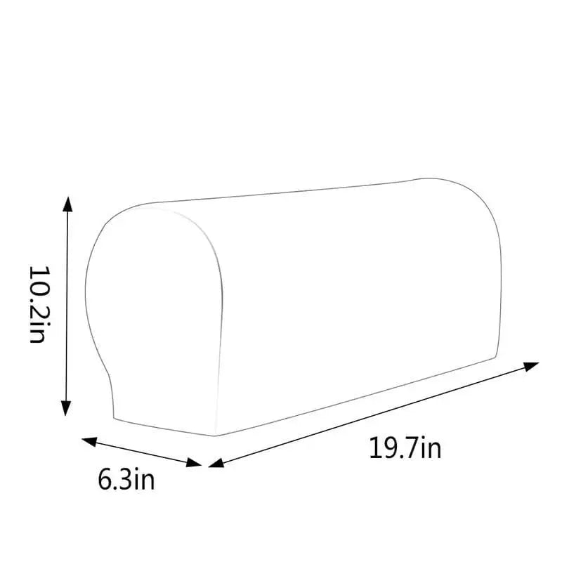 ACCOUNAPE - Housse accoudoir de canapé extensible et velours - Housse De France