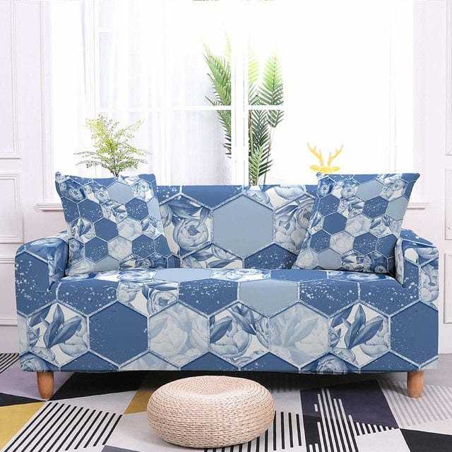 ALVEOLY - Housse de canapé extensible résistante - Housse de France