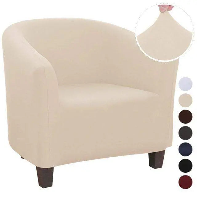 ARMCHAIR - Housse de fauteuil couleur unie - Housse De France