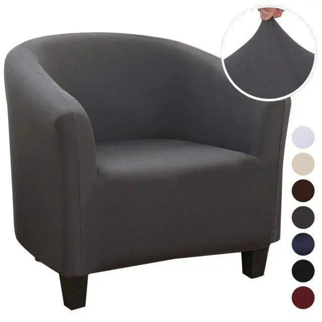 ARMCHAIR - Housse de fauteuil couleur unie - Housse De France