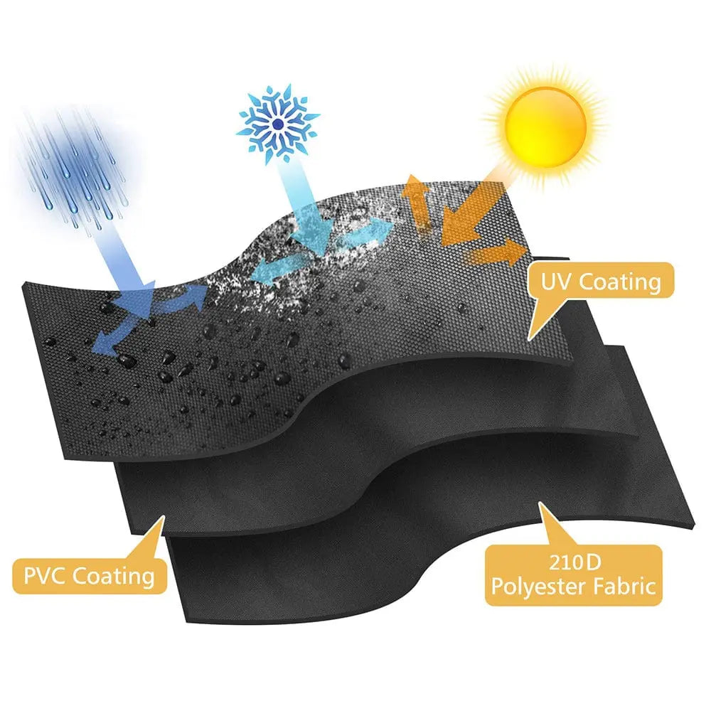 BAKERMAN - Housse canapé d'extérieur pour mobilier de jardin - Protégez vos meubles des intempéries - Housse de France
