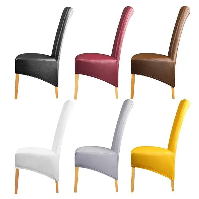 BIGCUIR - Housse de chaise haute tissu PU en cuir ou imprimé - Housse De France