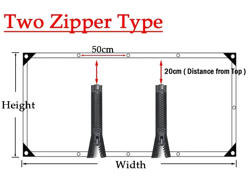 Bâche Imperméable PVC ZIPPOR Housse de France