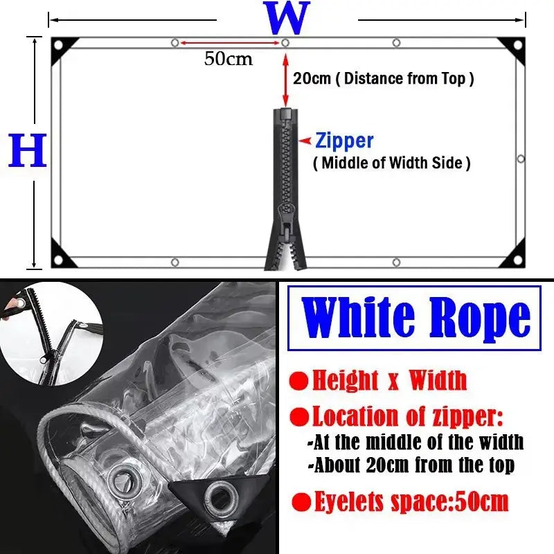 Bâche Imperméable PVC ZIPPOR Housse de France