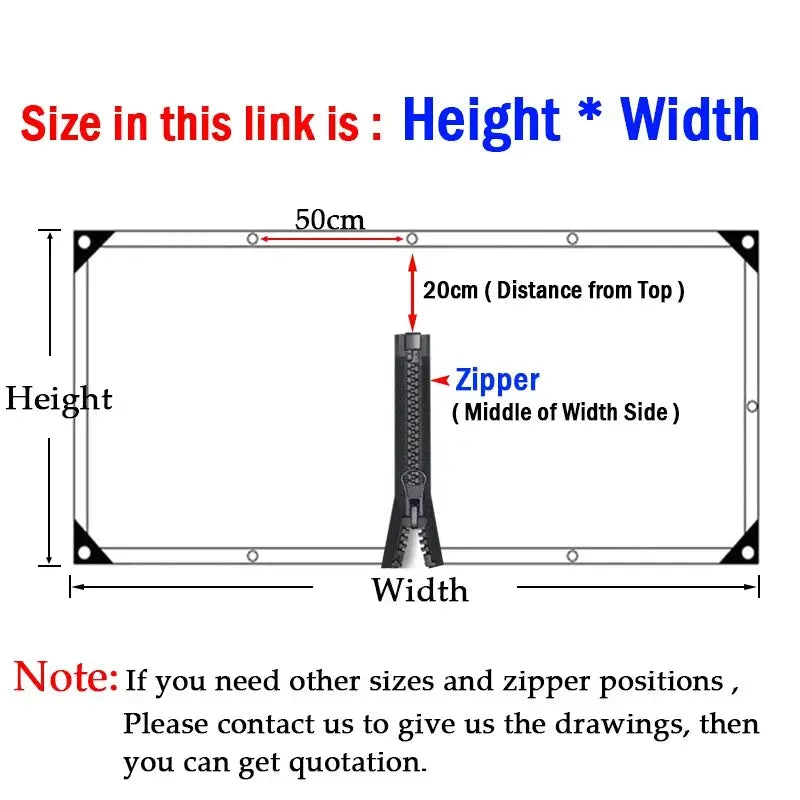 Bâche Imperméable PVC ZIPPOR Housse de France