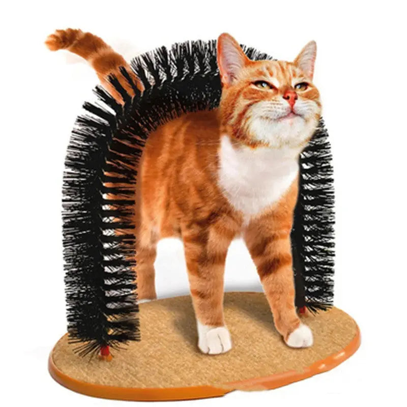 Brosse de massage et de nettoyage à gratter pour chat CATTOY Housse de France