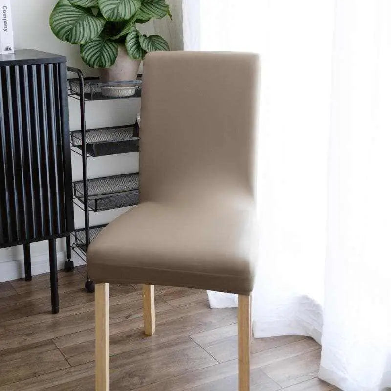 CUTATA - Housse de chaise une pièce extensible en cuir - Housse De France