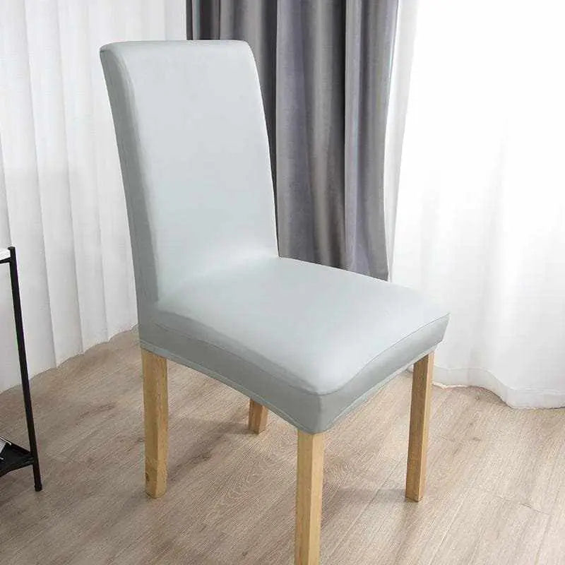 CUTATA - Housse de chaise une pièce extensible en cuir - Housse De France