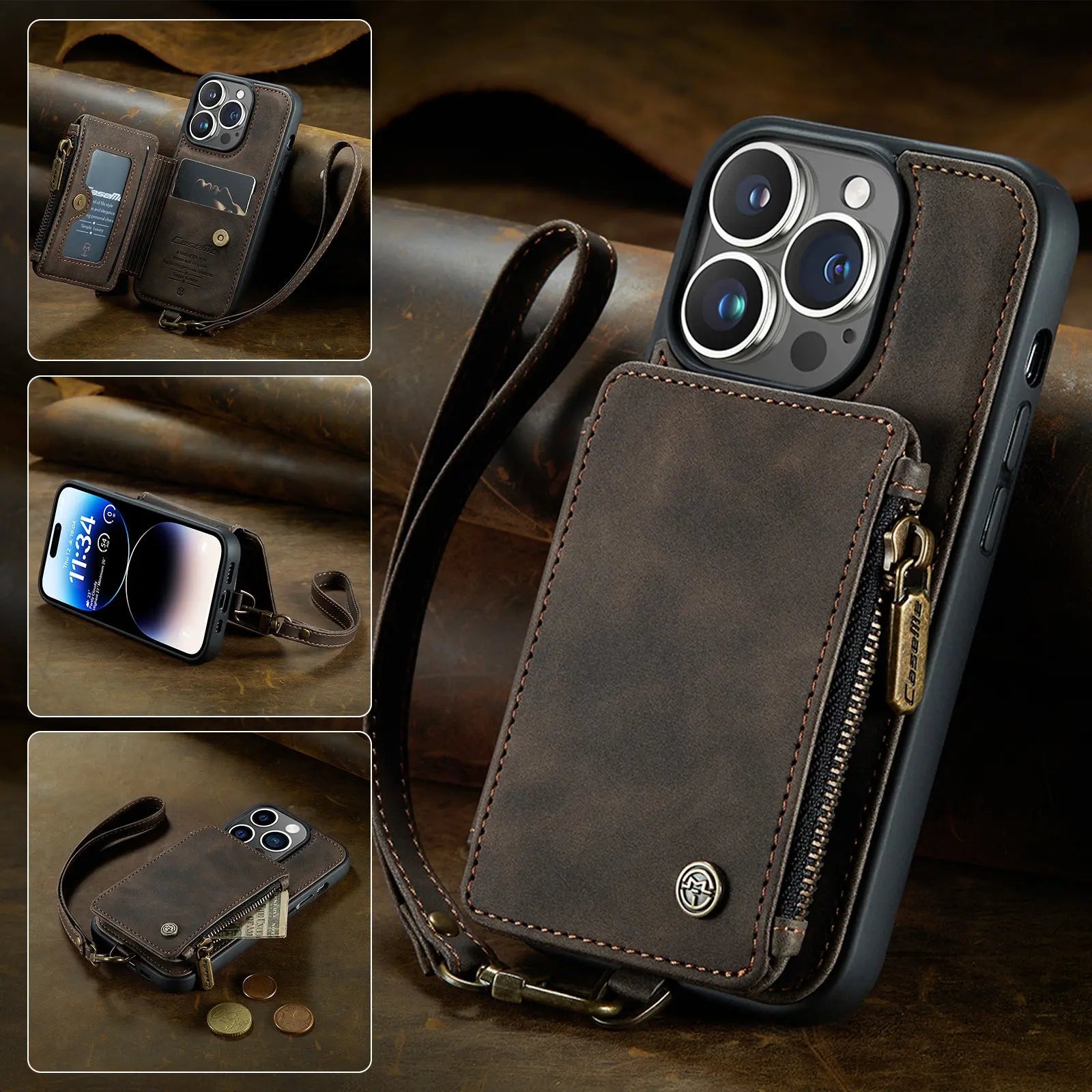 Coque Téléphone Élégante FROSTEX Coffee-IPhone14ProMax