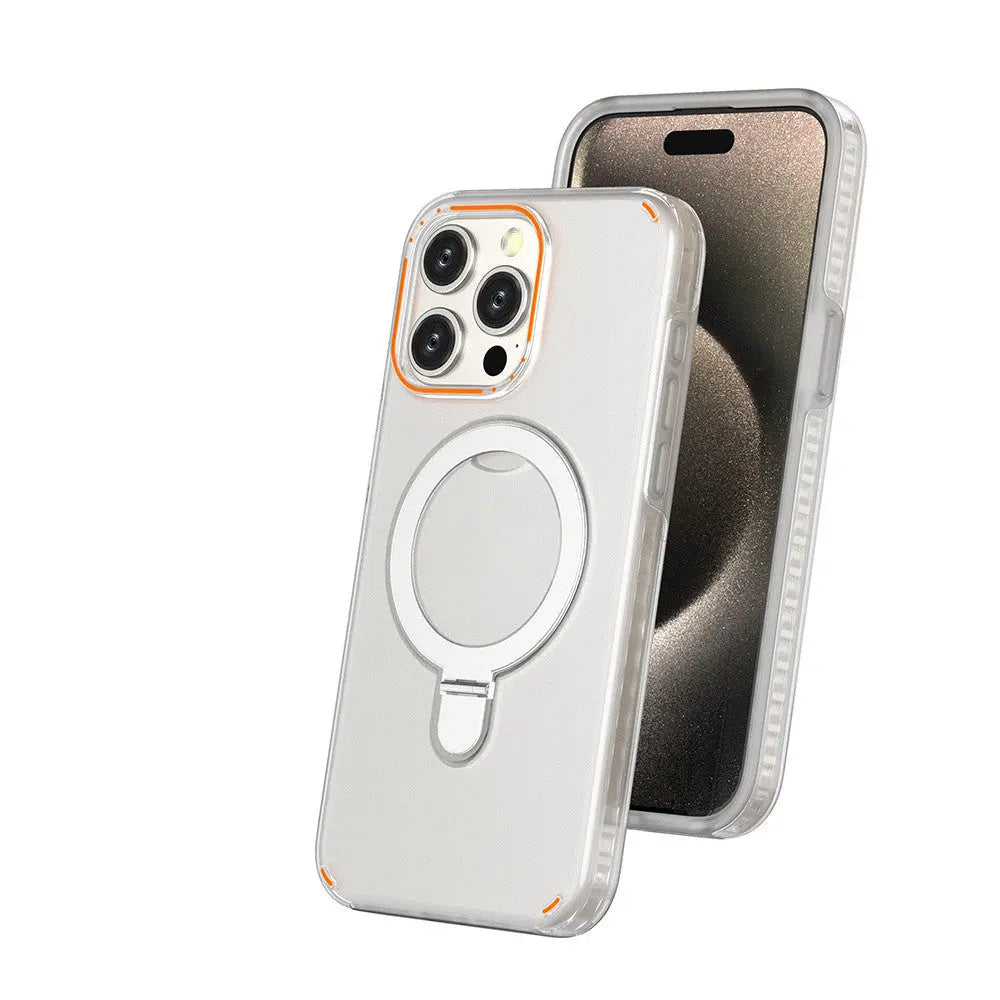 Coque Téléphone Magnétique ZENAX Transparent-IP15ProMax