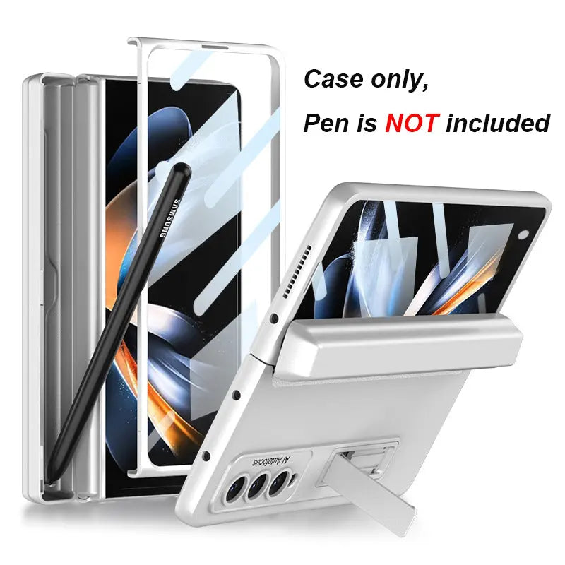 Coque Téléphone Magnétique ZENMAX Silver-Samsung Galaxy Z Fold4