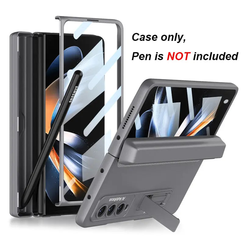 Coque Téléphone Magnétique ZENMAX Grey-Samsung Galaxy Z Fold4