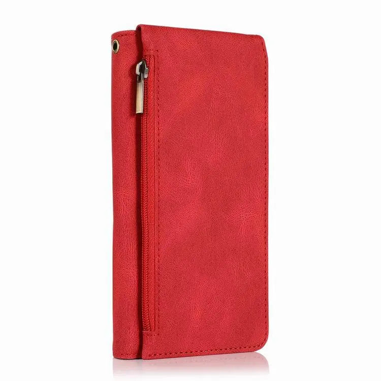 Coque Téléphone PU Élégant ZINA Red-Note20