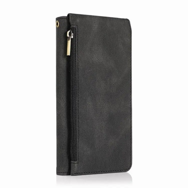 Coque Téléphone PU Élégant ZINA Black-S20FE