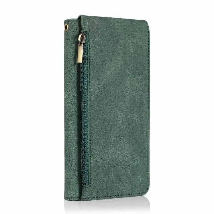 Coque Téléphone PU Élégant ZINA Green-Note20 Ultra