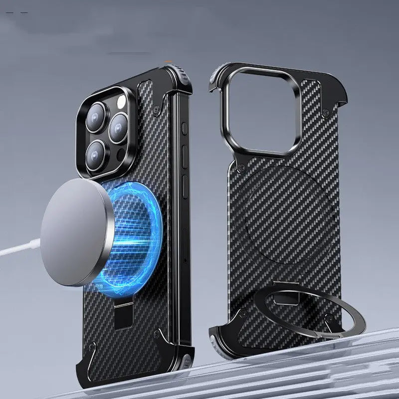 Coque Téléphone Renforcée LYRA Black Matte-IPhone15Plus