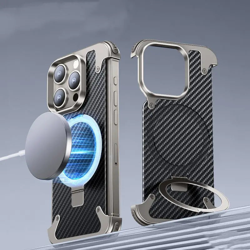 Coque Téléphone Renforcée LYRA Original Machine Gray Matte-IPhone15