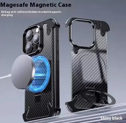 Coque Téléphone Renforcée LYRA Black glossy surface-IPhone15Pro
