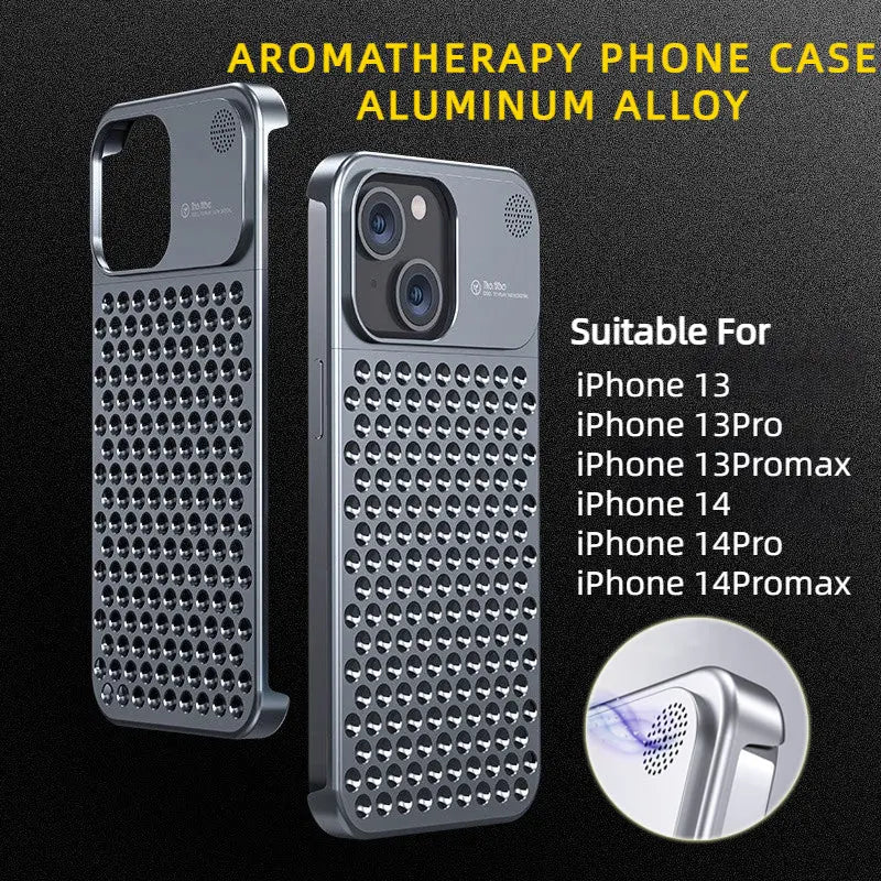 Coque de Téléphone Aromathérapie PROTECTA Gray-Iphone12promax