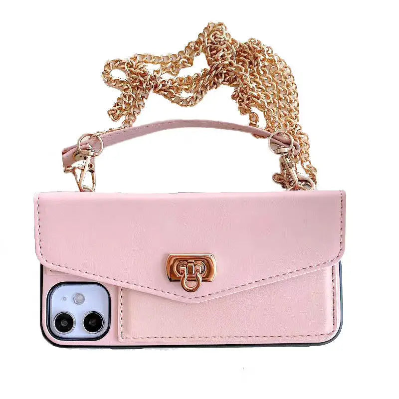 Coque de Téléphone Bandoulière FUZIO Pink-IPhone11pm