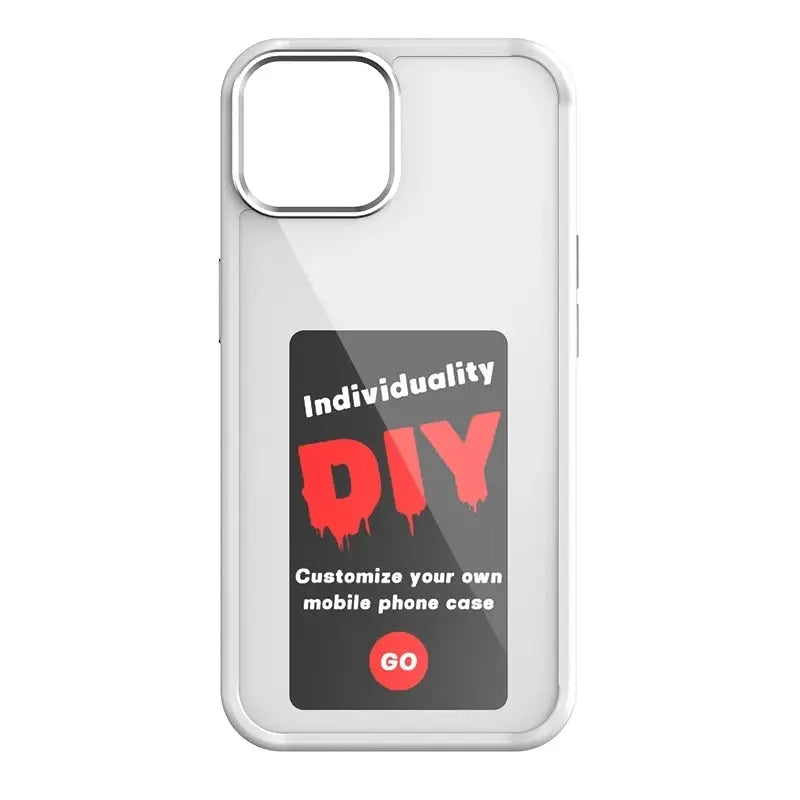 Coque de Téléphone E-Ink Personnalisable ZYNIO White-Apple 15pro