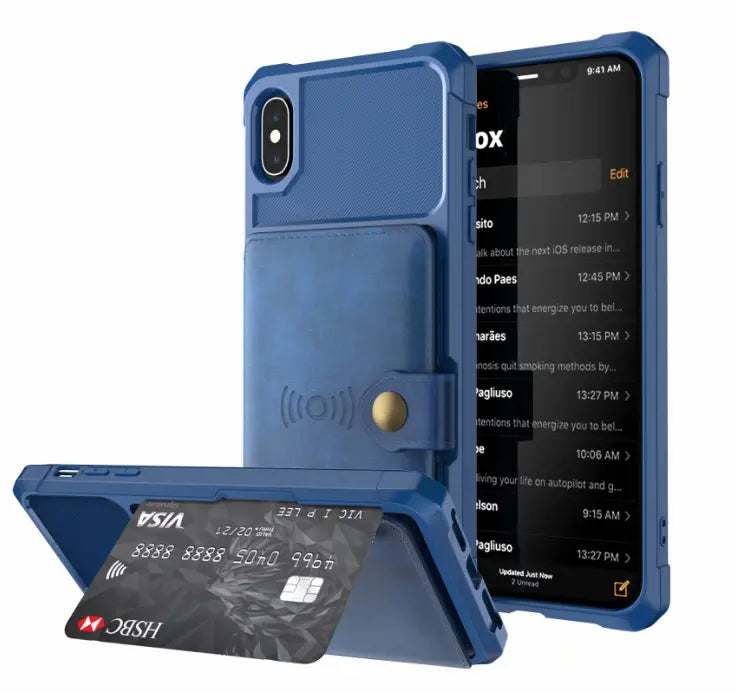 Coque de Téléphone Magnétique PROTEX Blue-IPhone 11PRO