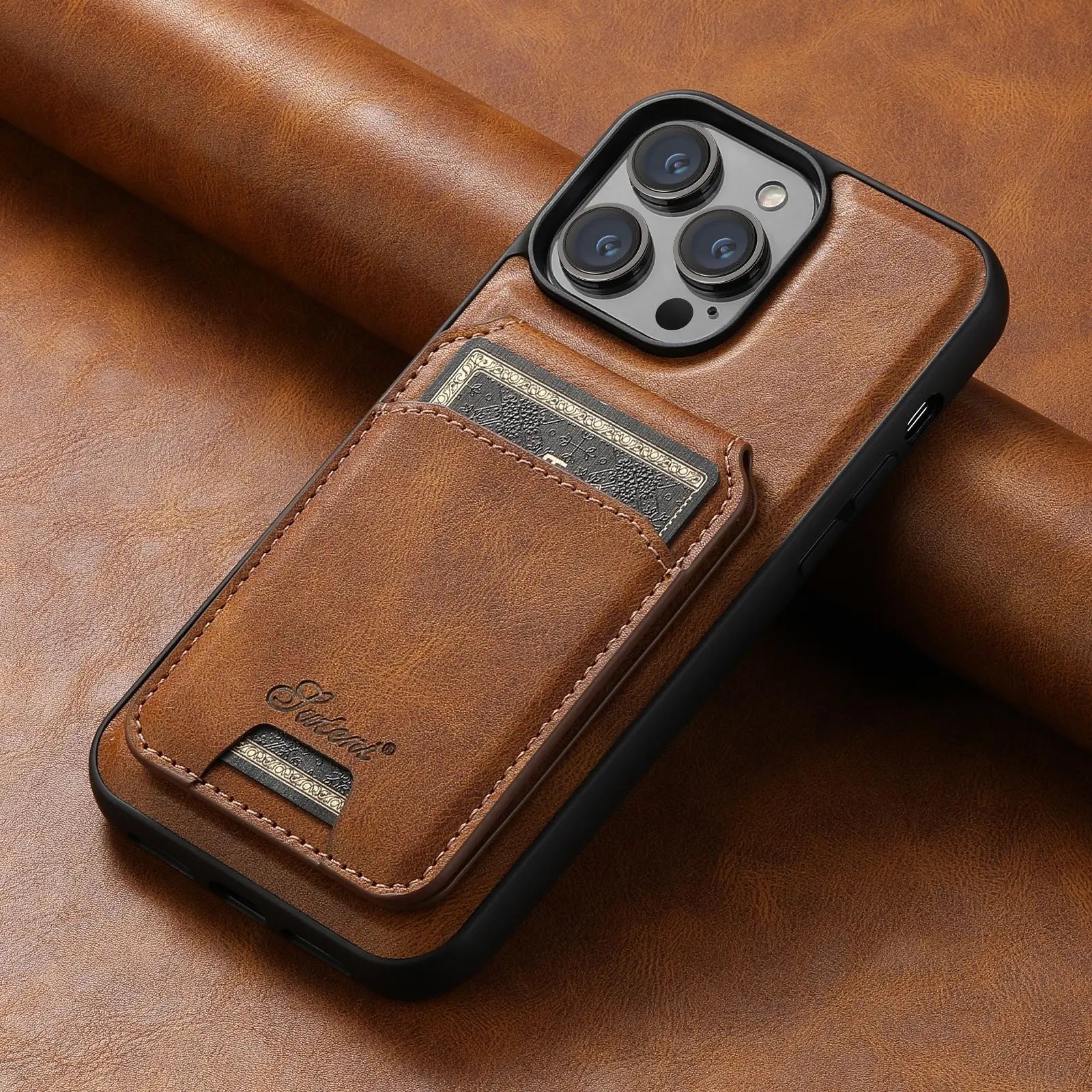 Coque de Téléphone Protection Magnétique MAGSAFE Brown-IPhone12ProMax