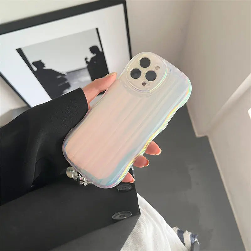 Coque de téléphone Silicone Laser WAVE Phone case-Iphone 11Pro Max