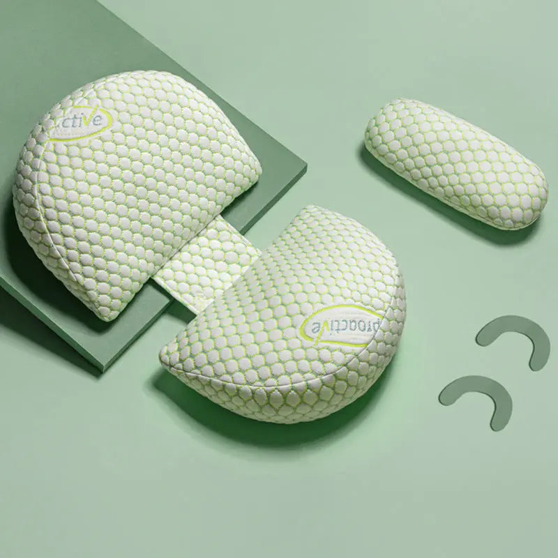 Coussin Allaitement Coton Ergonomique MAMERE Probiotic oogaa green