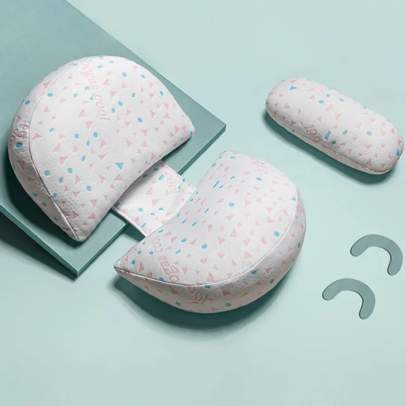 Coussin Allaitement Coton Ergonomique MAMERE Probiotic oogaa white