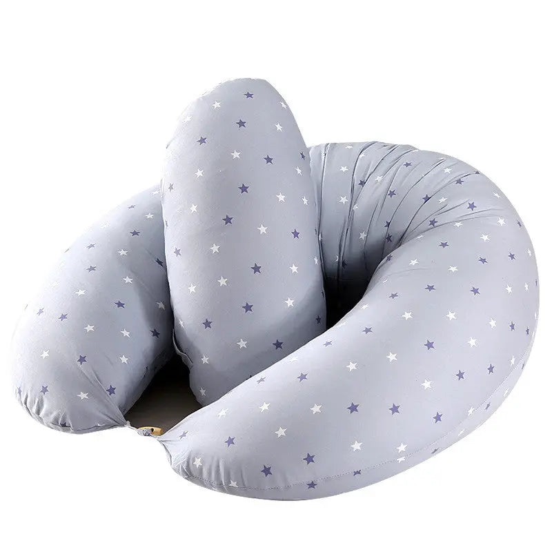 Coussin Allaitement Coton Multifonctionnel CRESKO Grey