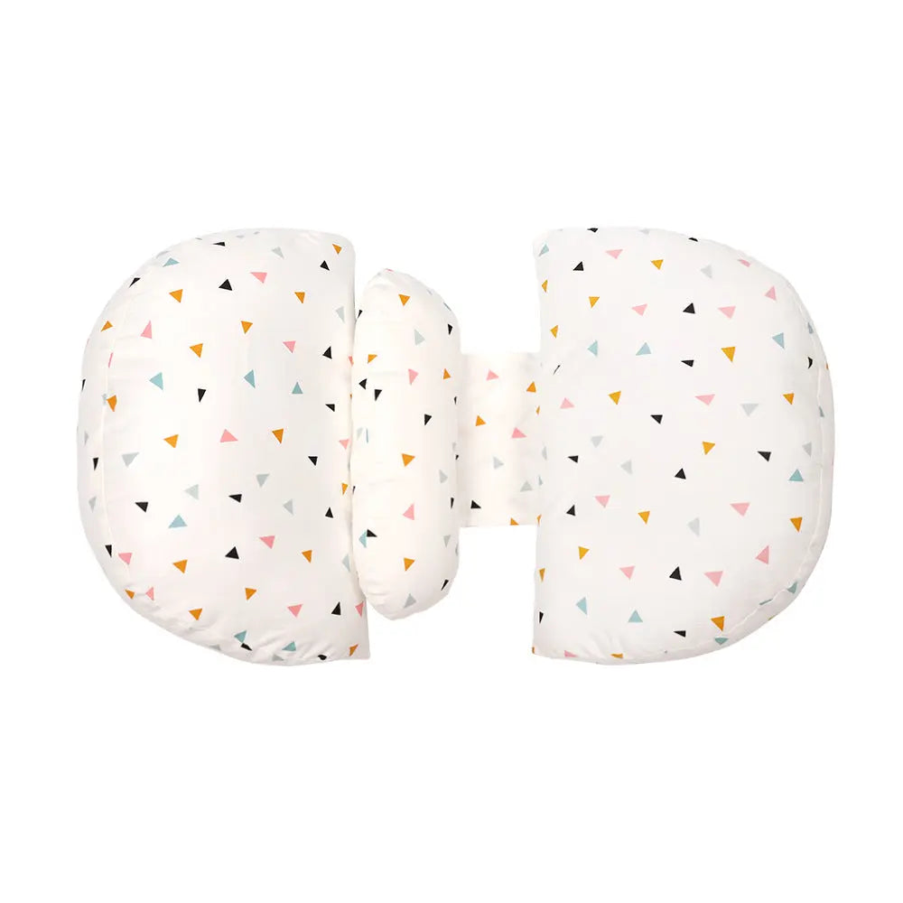 Coussin Allaitement Multifonctionnel ÉPURE Silver-60x35cm