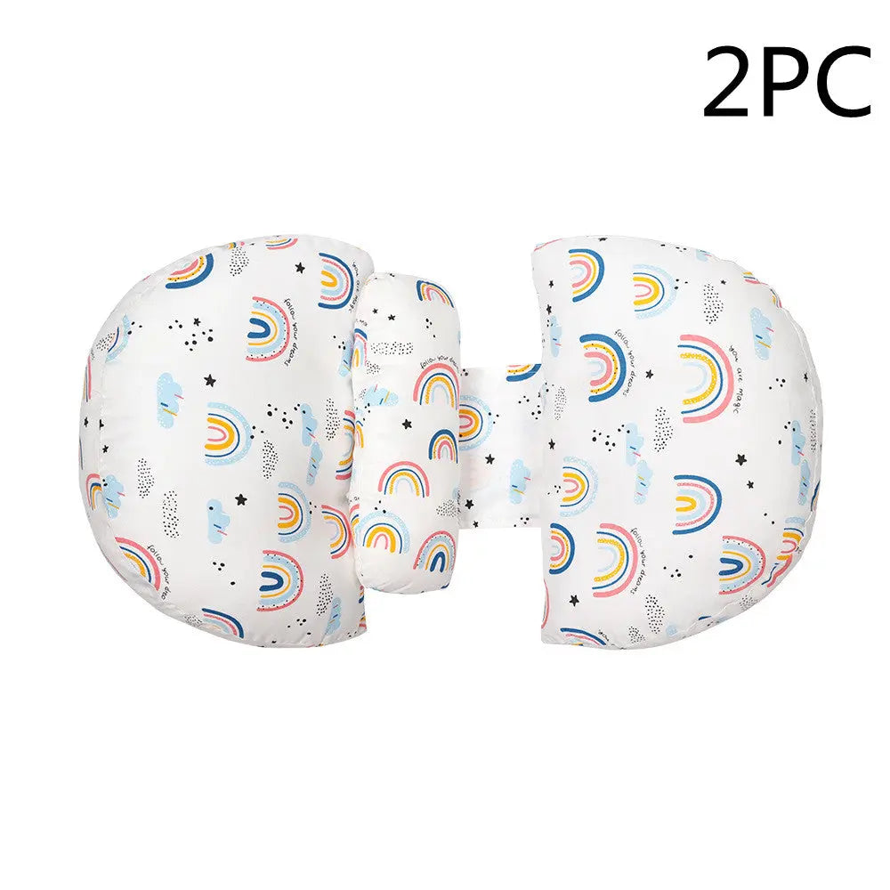 Coussin Allaitement Multifonctionnel ÉPURE Beige 2PC-60x35cm