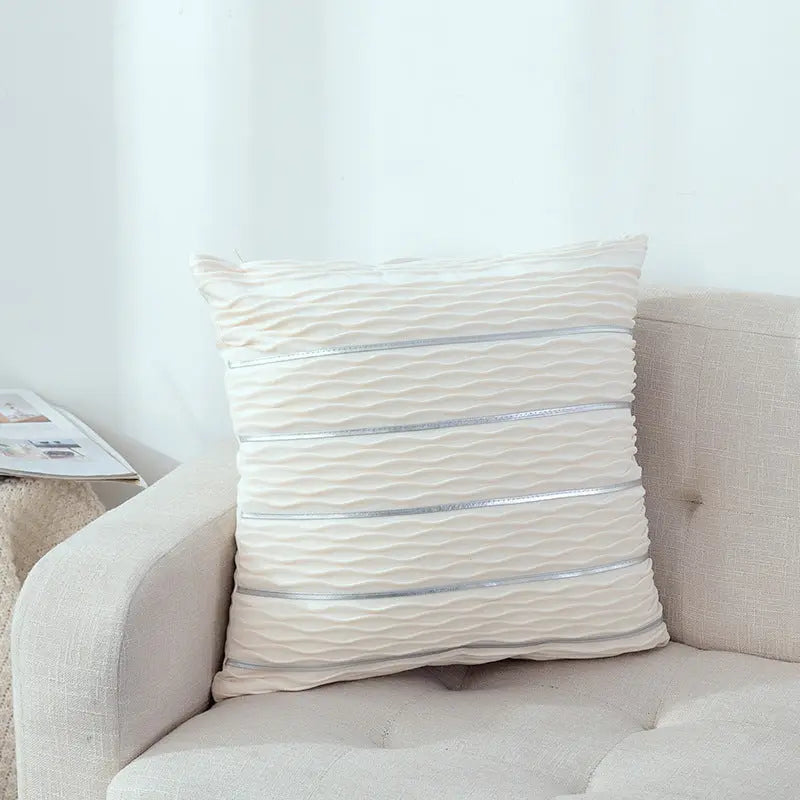 Coussin Canapé Luxe Velvet SIRAM White