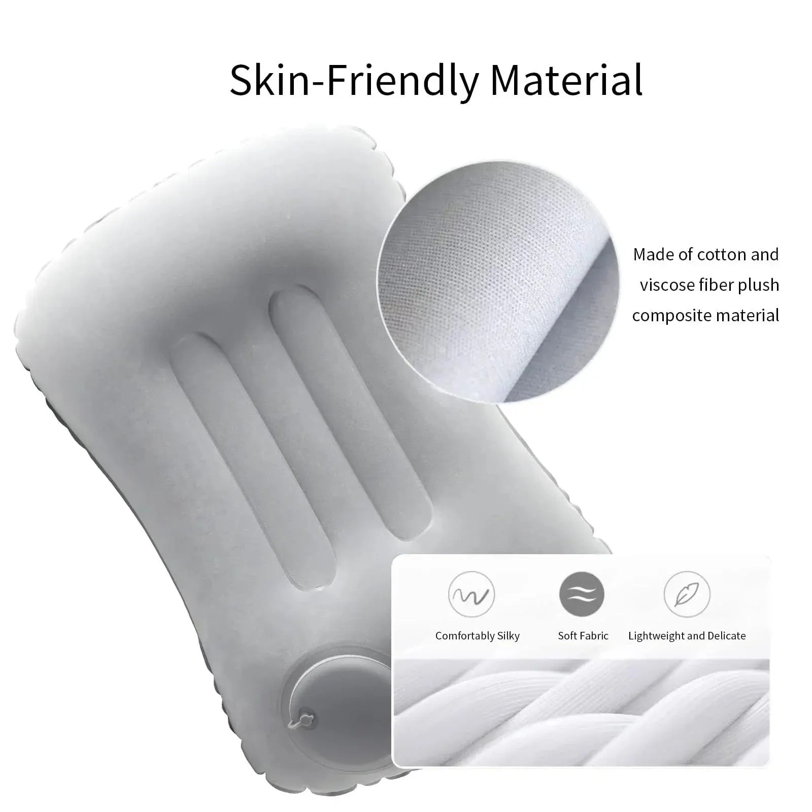 Coussin Gonflable Ergonomique PUFFAL Housse de France