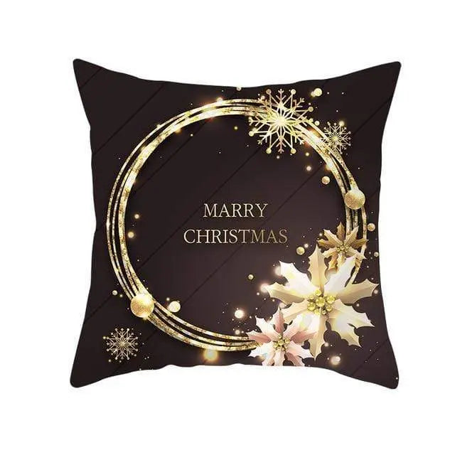 Coussin Noel Noir-Housse de France - Housse De France