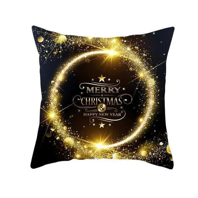 Coussin Noel Noir-Housse de France - Housse De France